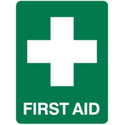 Image for TRAFALGAR FIRST AID SIGN 450 X 300MM from Office Fix - WE WILL BEAT ANY ADVERTISED PRICE BY 10%