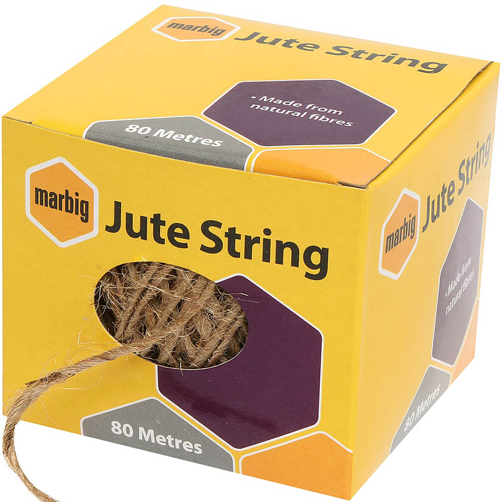 Image for MARBIG JUTE STRING 80M from Office Heaven