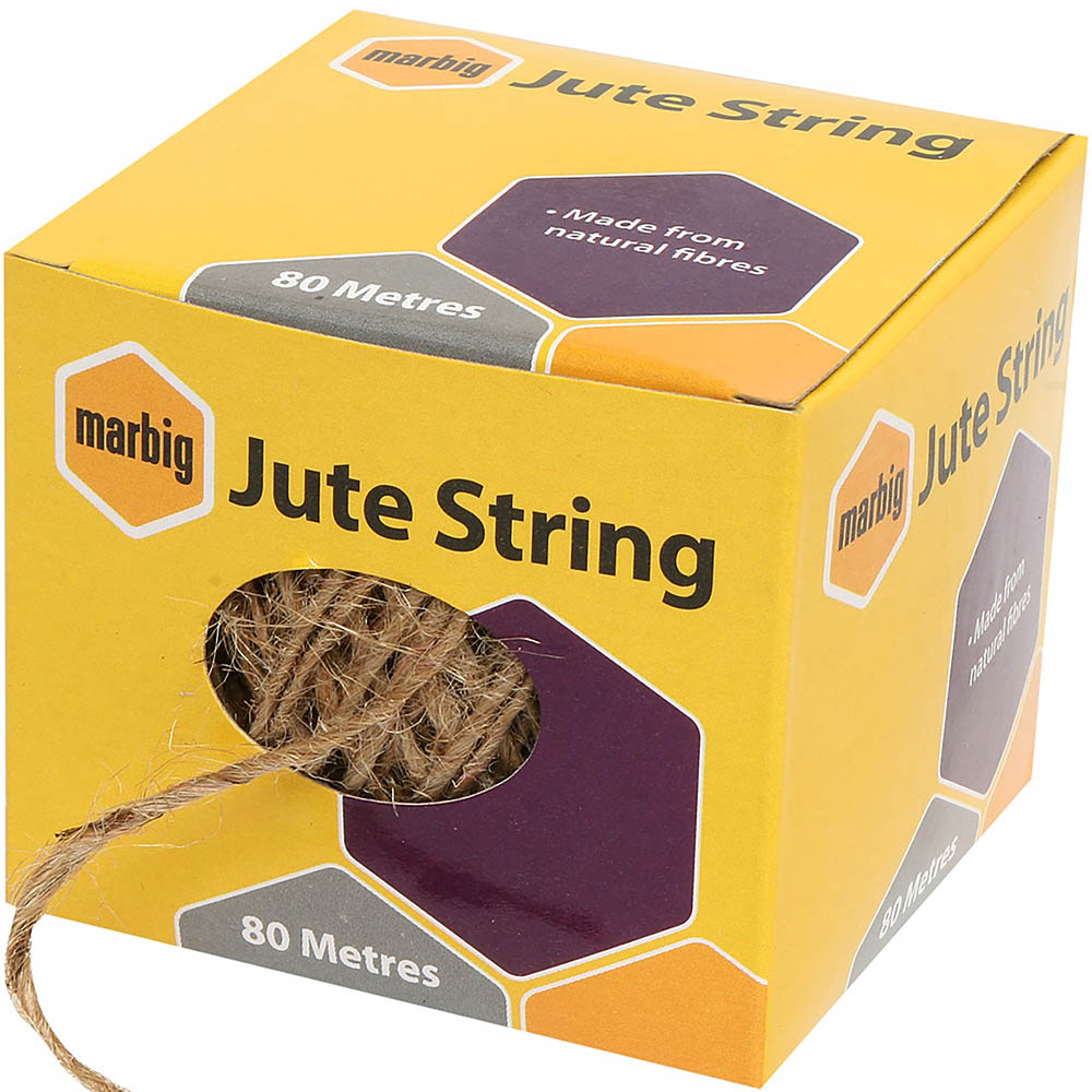 Image for MARBIG JUTE STRING 80M from Mercury Business Supplies