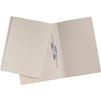avery 85003 file with permclip foolscap 367 x 242mm buff box 100