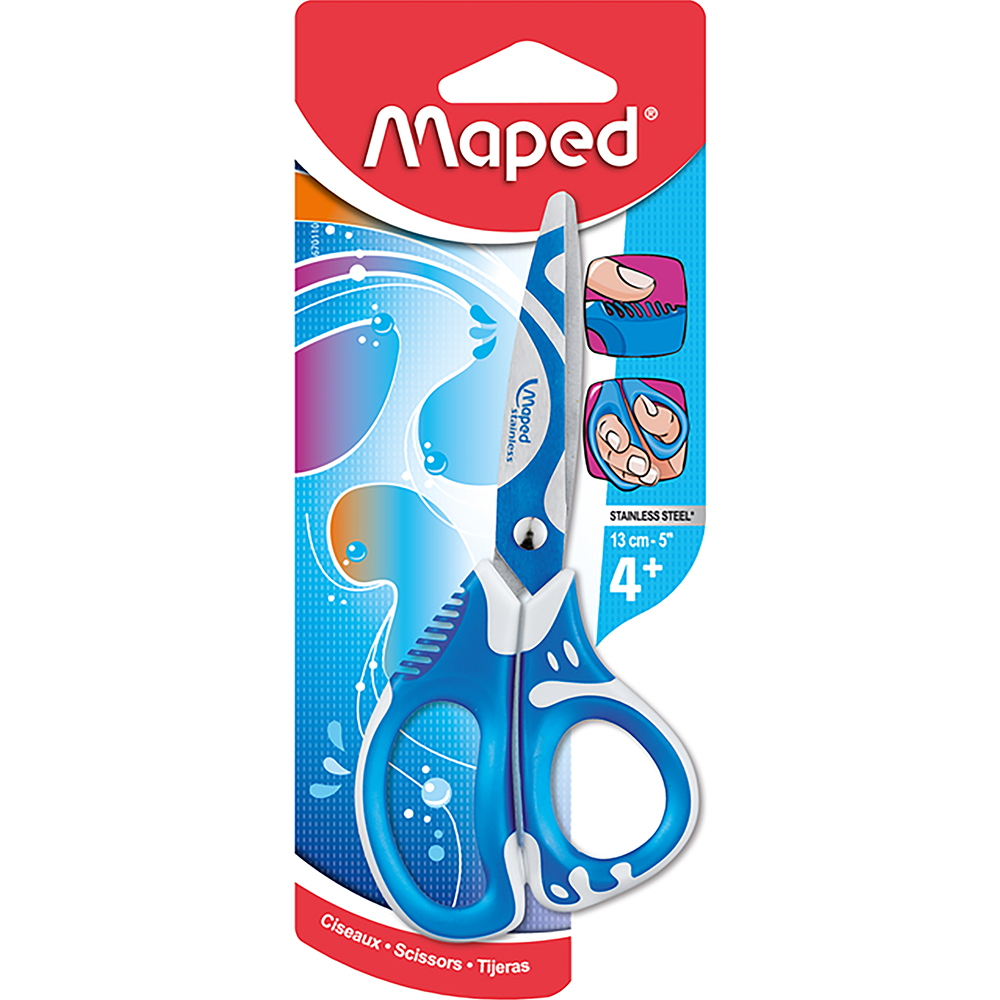 Image for MAPED ZENOA FIT SCISSORS 130MM ASSORTED from Office Fix - WE WILL BEAT ANY ADVERTISED PRICE BY 10%