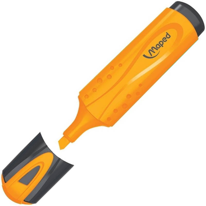 Image for MAPED FLUO PEPS HIGHLIGHTER CHISEL ORANGE from That Office Place PICTON