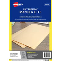 avery 88050 manilla folder foolscap buff pack 50