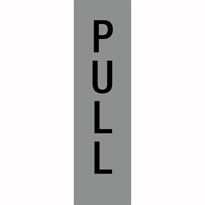 Image for APLI SELF ADHESIVE SIGN PULL 50 X 202MM GREY/BLACK from ONET B2C Store