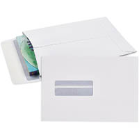 cumberland envelopes securitive pocket expandable windowface strip seal 150gsm 245 x 162mm white pack 25