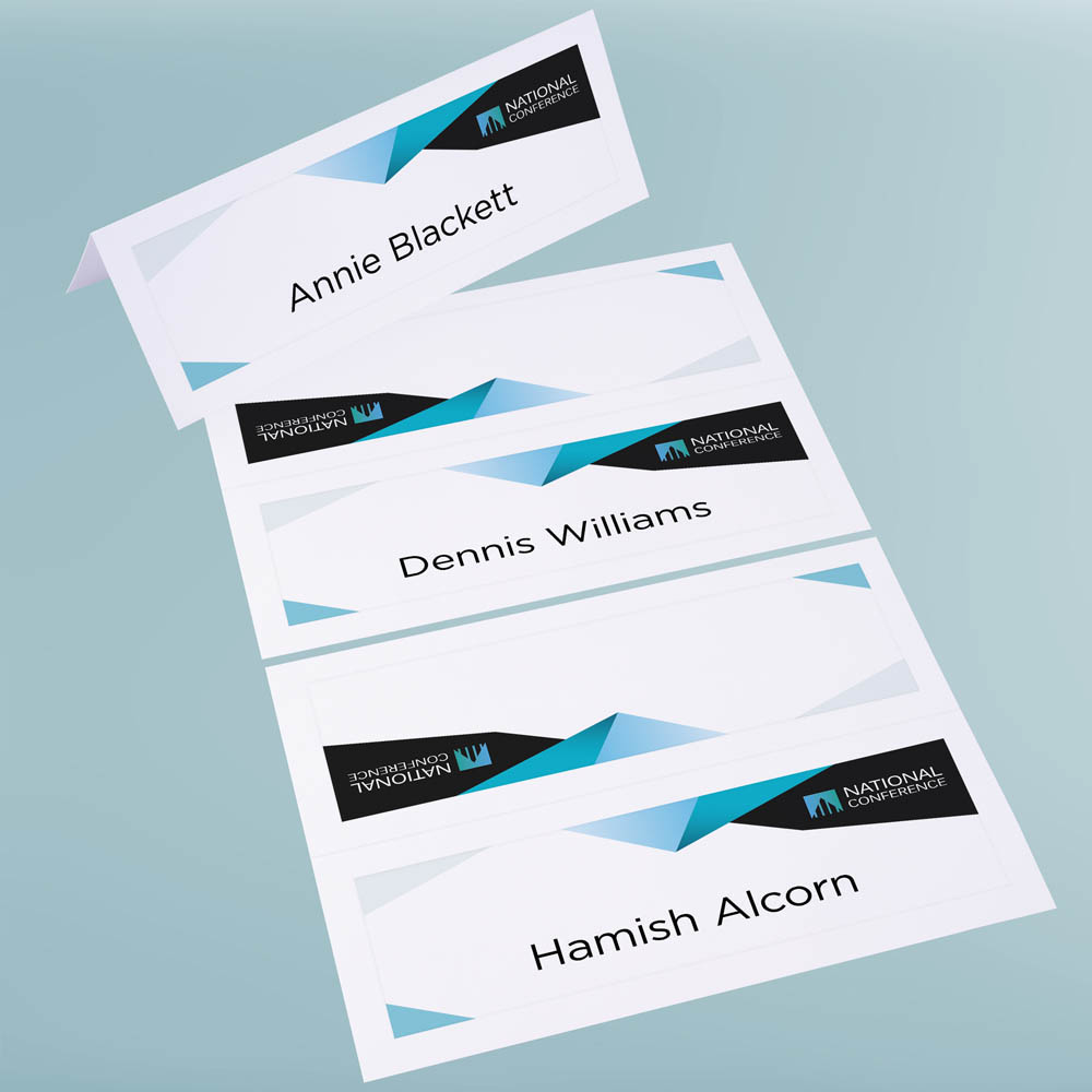 AVERY 947000 L7423 DELEGATE CARDS LASER EMBOSSED 2UP 210 X 74.25MM 150GSM PACK 25 |  | 7020156i