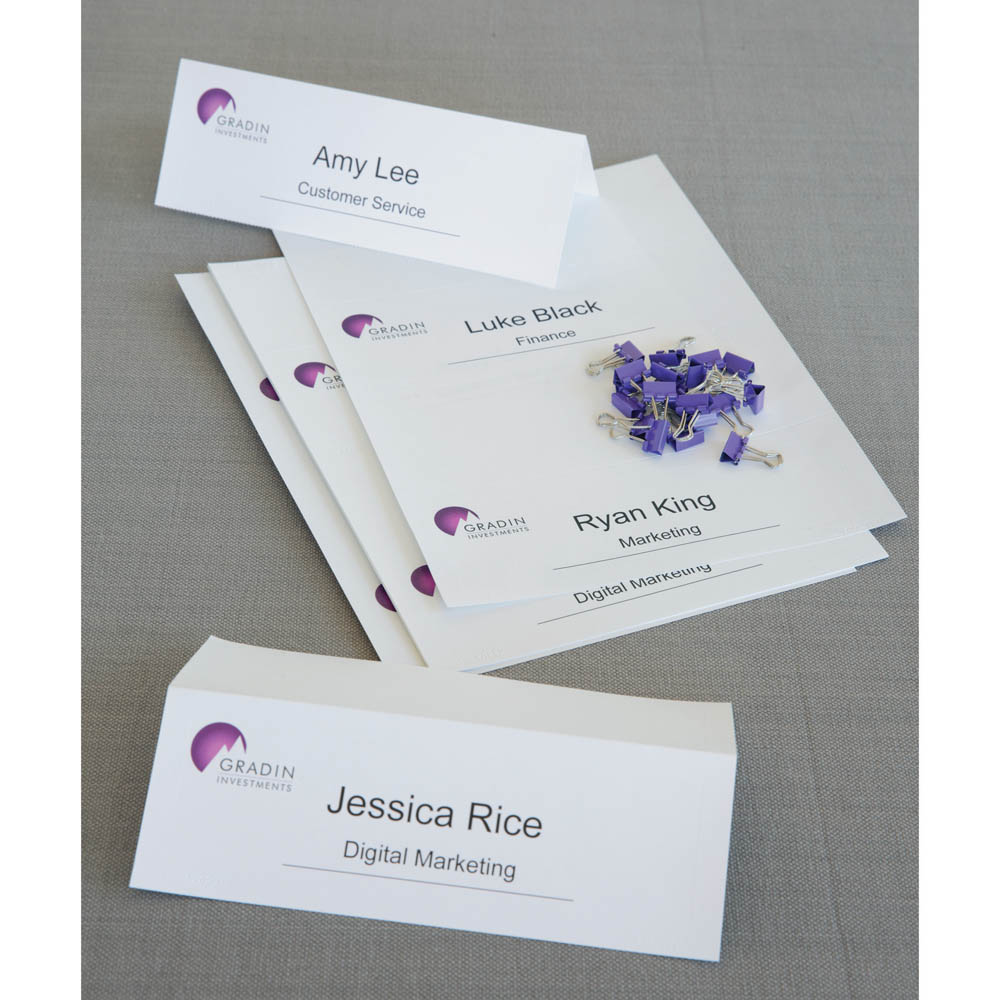 AVERY 947000 L7423 DELEGATE CARDS LASER EMBOSSED 2UP 210 X 74.25MM 150GSM PACK 25 |  | 7020156i