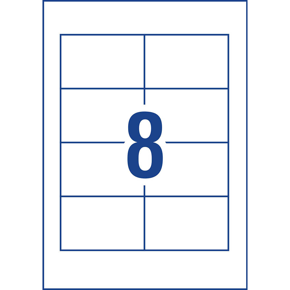 AVERY 959077 L7418K NAME BADGE KIT MICROPERFORATED 86.5 X 55.5MM WHITE |  | 7027556