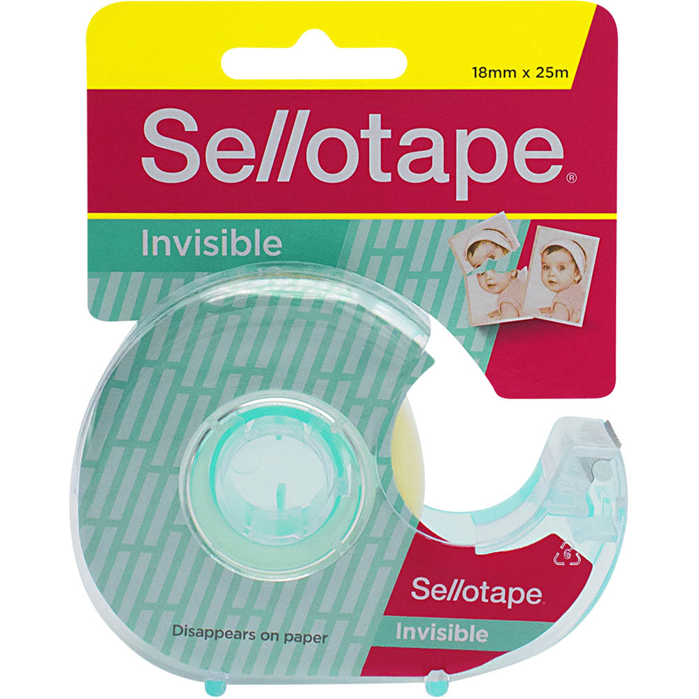 Image for SELLOTAPE INVISIBLE TAPE DISPENSER 18MM X 25M from Office Heaven