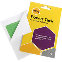 marbig power tack reusable adhesive 75g