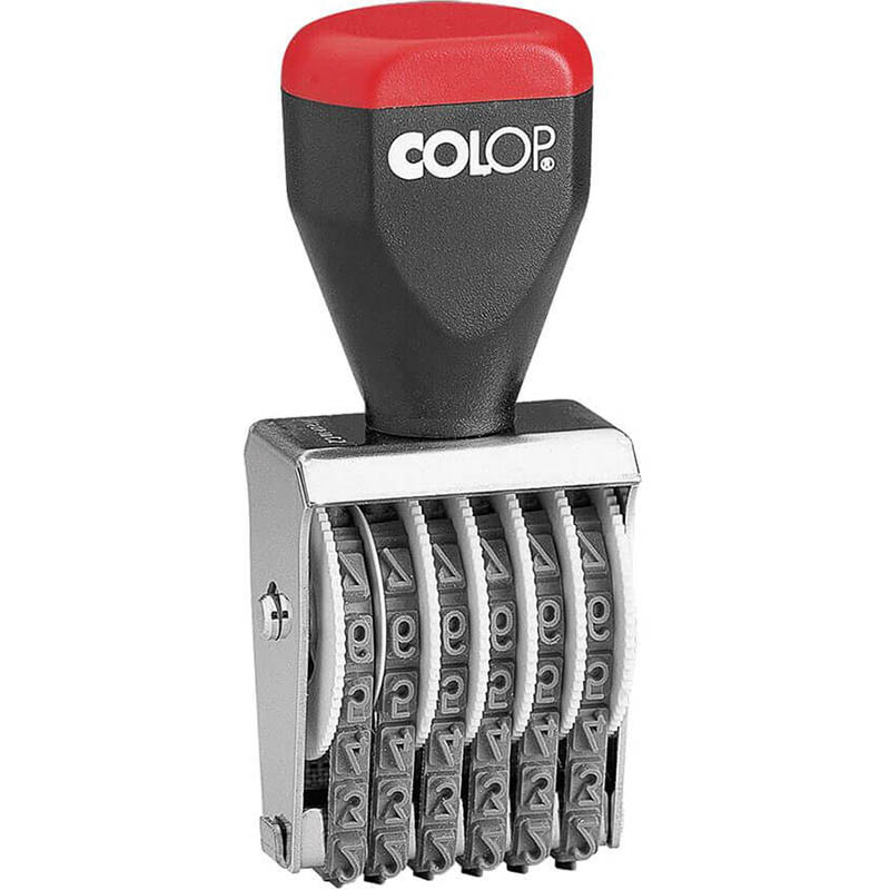 Image for COLOP 05006 TRADITIONAL NUMBERER STAMP 6 BAND 5MM from Office Express