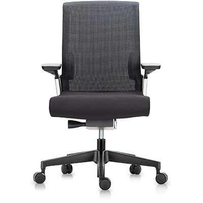 Image for MATCH ERGONOMIC CHAIR MEDIUM MESH BACK ARMS BLACK from Office Heaven