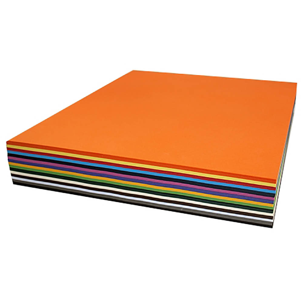 Image for RAINBOW COVER PAPER 125GSM A2 ASSORTED PACK 500 from Challenge Office Supplies