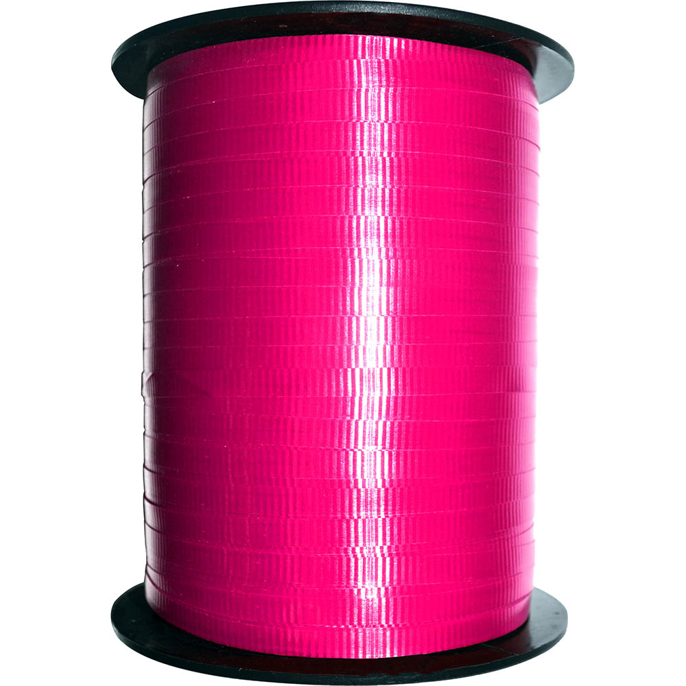 Image for RAINBOW CURLING RIBBON 5MM X 500M HOT PINK from Office Heaven