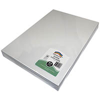 rainbow digital a3 copy paper matt 250gsm white 125 sheets