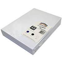 rainbow back binding board leather grain 350gsm 100 sheets white