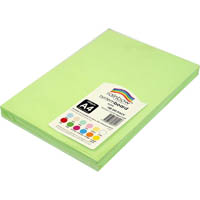 rainbow system board 150gsm a4 mint pack 100
