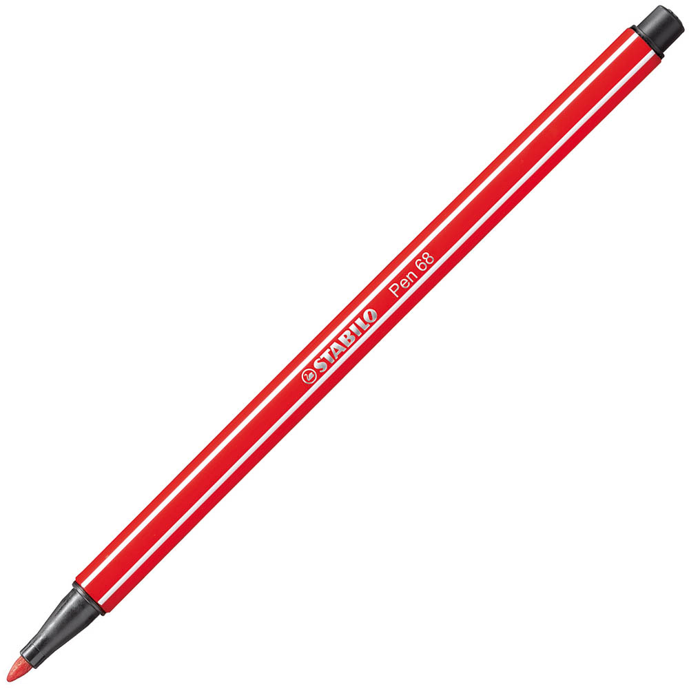 Image for STABILO 68 FIBRE TIP PEN 1.0MM CARMINE from BusinessWorld Computer & Stationery Warehouse
