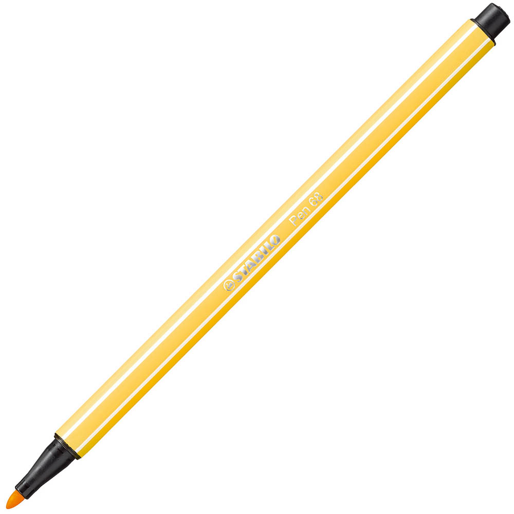Image for STABILO 68 FIBRE TIP PEN 1.0MM YELLOW from BusinessWorld Computer & Stationery Warehouse