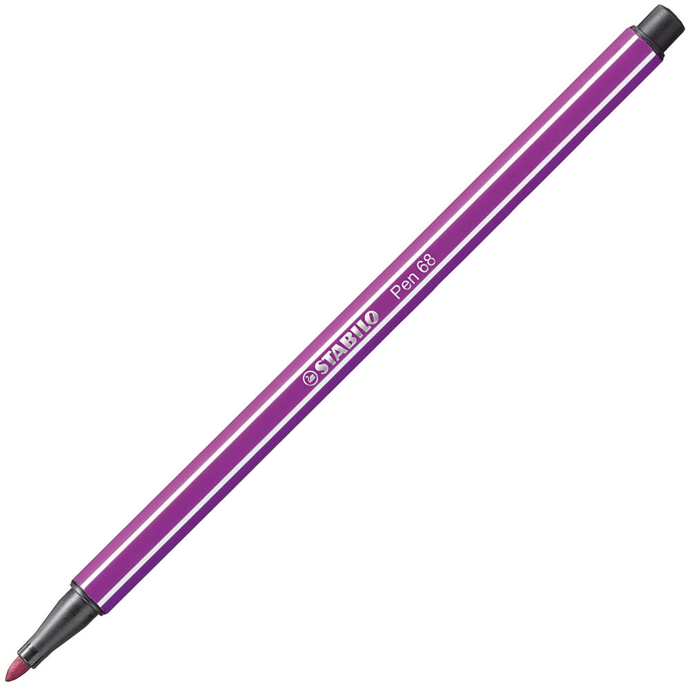 Image for STABILO 68 FIBRE TIP PEN 1.0MM LILAC from BusinessWorld Computer & Stationery Warehouse