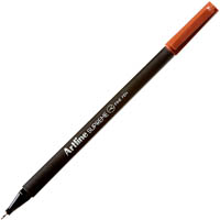 artline supreme fineliner pen 0.4mm brown