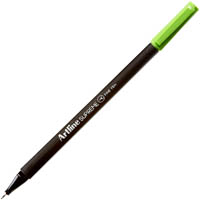 artline supreme fineliner pen 0.4mm lime green