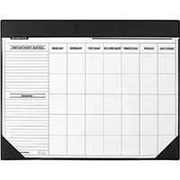 sasco desk planner calendar undated month to view 455 x 580mm black