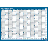 sasco 10587 framed 700 x 500mm year planner