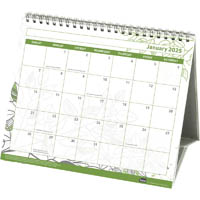 sasco 10704 eco tri-fold 210 x 180mm desk planner