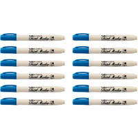 artline supreme brush marker 5mm royal blue box 12