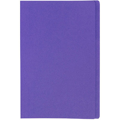 Image for MARBIG MANILLA FOLDER FOOLSCAP PURPLE BOX 100 from Office Heaven