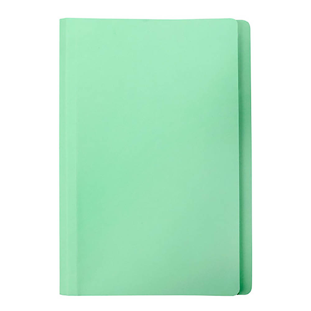 Image for MARBIG MANILLA FOLDER FOOLSCAP LIGHT GREEN BOX 100 from ALLBIZ Office Supplies