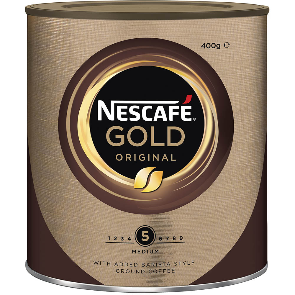 Image for NESCAFE GOLD INSTANT COFFEE ORIGINAL 400G CAN from BusinessWorld Computer & Stationery Warehouse