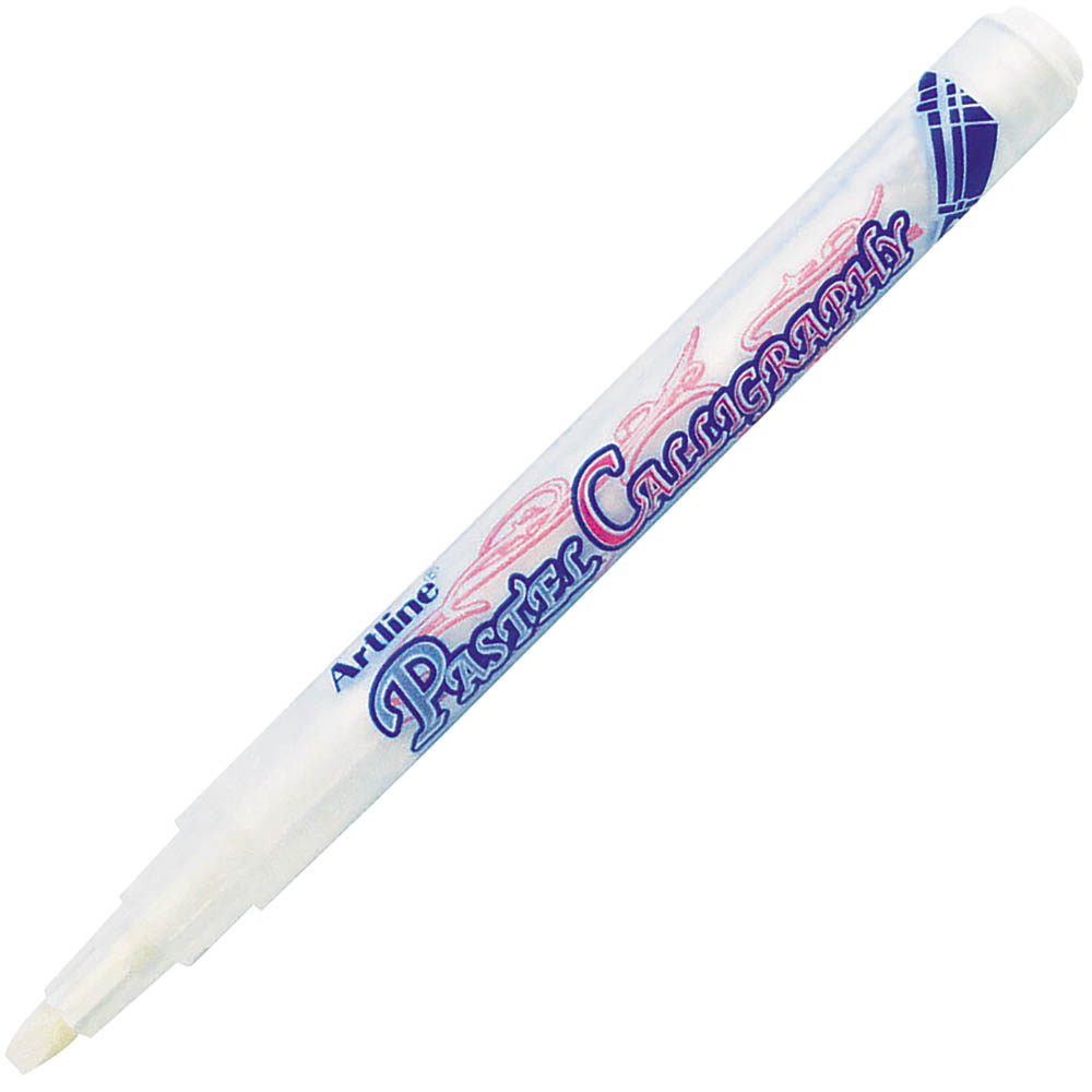 Image for ARTLINE CALLIGRAPHY PEN 2MM PASTEL WHITE from Clipboard Stationers & Art Supplies