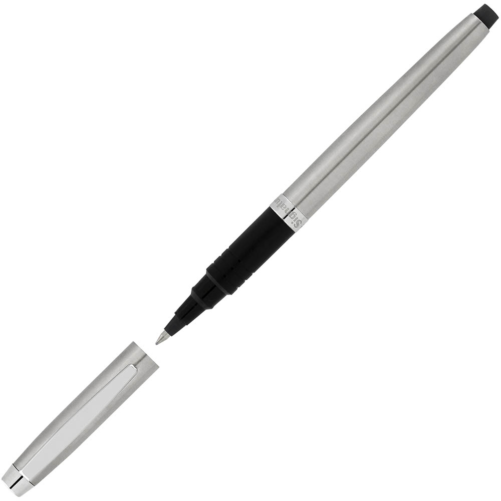 Image for ARTLINE SIGNATURE SILVER ROLLERBALL PEN 0.7MM BLACK from Prime Office Supplies