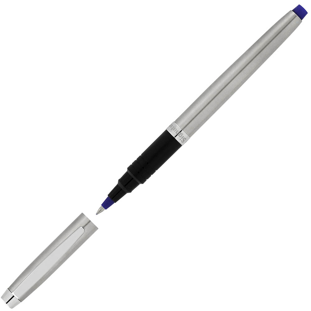 Image for ARTLINE SIGNATURE SILVER ROLLERBALL PEN 0.7MM BLUE from Clipboard Stationers & Art Supplies