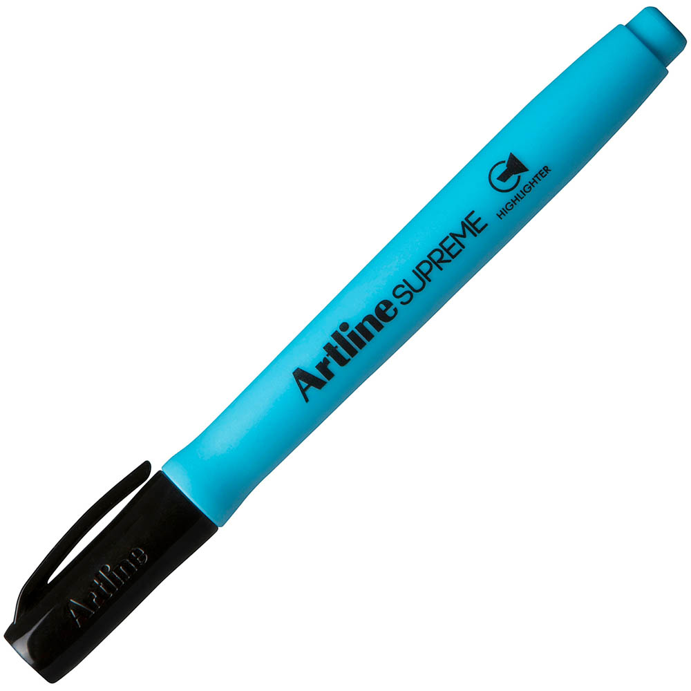 Image for ARTLINE SUPREME ANTIMICROBIAL HIGHLIGHTER CHISEL BLUE from That Office Place PICTON
