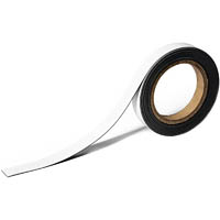durable magnetic labelling tape 20mm x 5m white