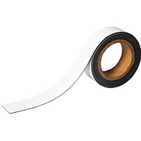 durable magnetic labelling tape 40mm x 5m white