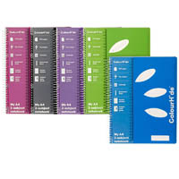colourhide 3-subject notebook 300 page a4 assorted