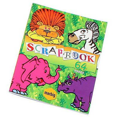 Image for MARBIG SAFARI SCRAPBOOK 64 PAGE 335 X 240MM from Clipboard Stationers & Art Supplies