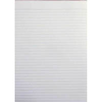 marbig office writing pad ruled 100 leaf a4 white