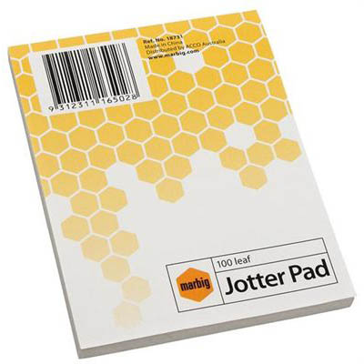 Image for MARBIG JOTTER PAD 100 LEAF 100 X 128MM from Clipboard Stationers & Art Supplies