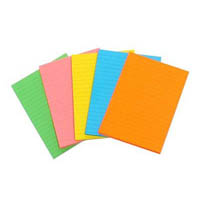 marbig fluoro writing pad a6 40 leaf