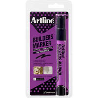 artline builders permanent marker bullet 1.5mm black hangsell