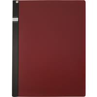 marbig spine clamp file a4 maroon