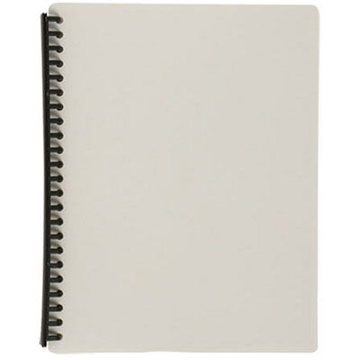Image for MARBIG DISPLAY BOOK REFILLABLE 20 POCKET A4 GREY from Clipboard Stationers & Art Supplies