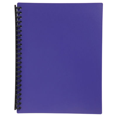 Image for MARBIG DISPLAY BOOK REFILLABLE 20 POCKET A4 PURPLE from ONET B2C Store