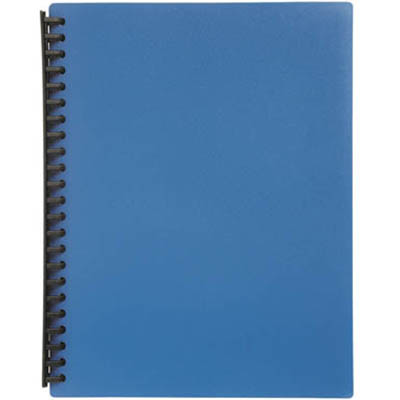 Image for MARBIG DISPLAY BOOK REFILLABLE 40 POCKET A4 BLUE from Olympia Office Products