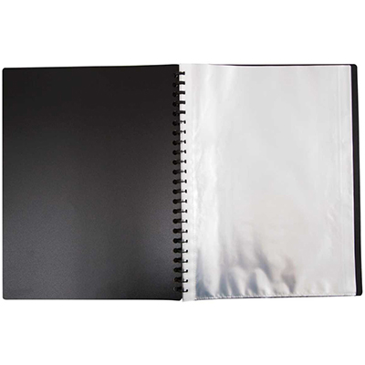 Image for MARBIG DISPLAY BOOK REFILLABLE 40 POCKET A4 BLACK from ONET B2C Store
